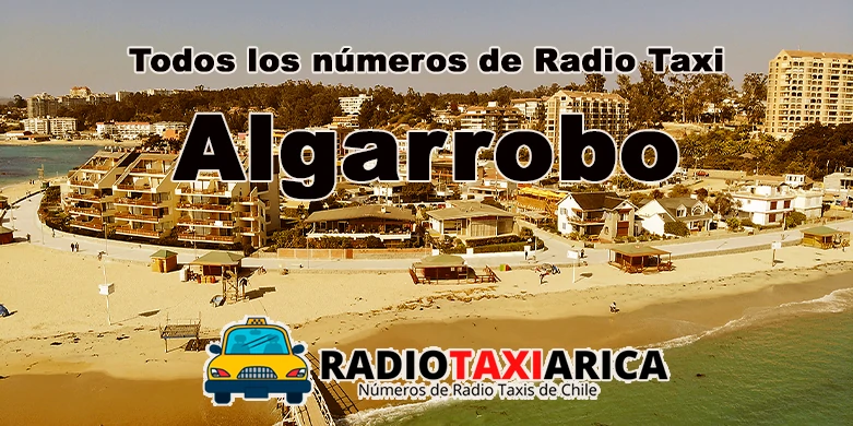Radio taxi en Algarrobo