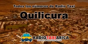 Radio taxi en Quilicura